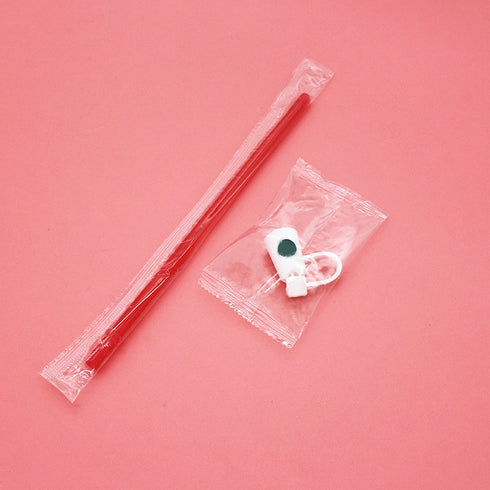 Cute Cartoon Silicone Straw Cap Dust PlugTumbler Straw Toppers for Tumblers, Dust-Proof Drinking Straw Caps for Reusable Straws Tips